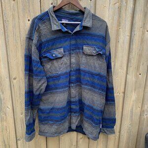 Patagonia Organic Cotton Button Up Flannel Shirt XXL
